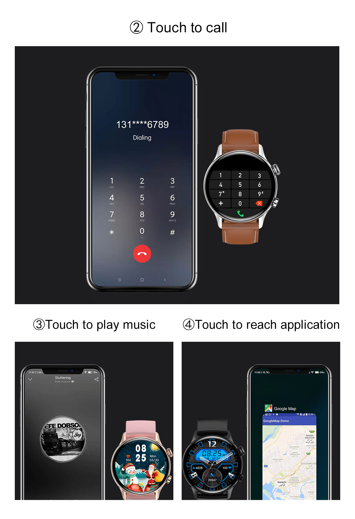 montre intelligente pour android