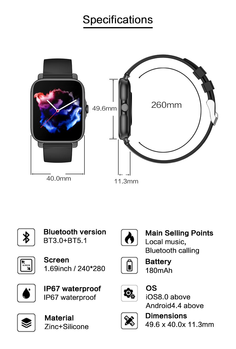 jam tangan pintar untuk ponsel android