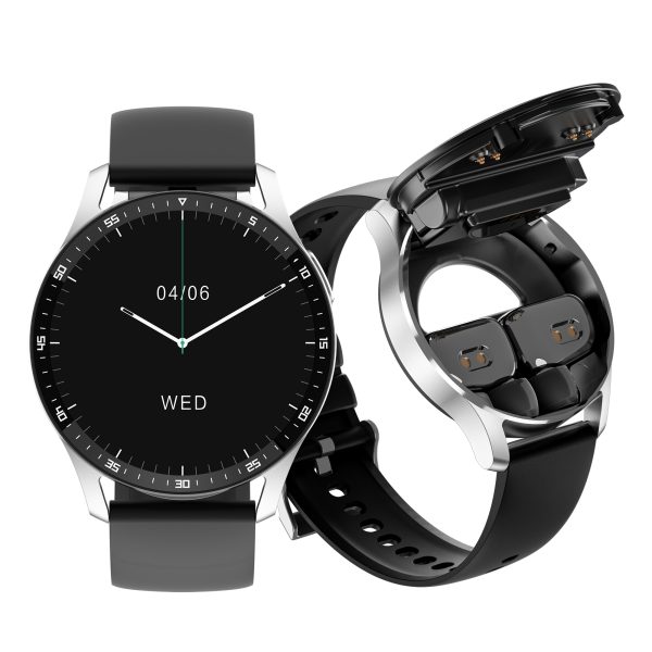 2-in-1-Smartwatch mit Bluetooth-Kopfhörern, multifunktional